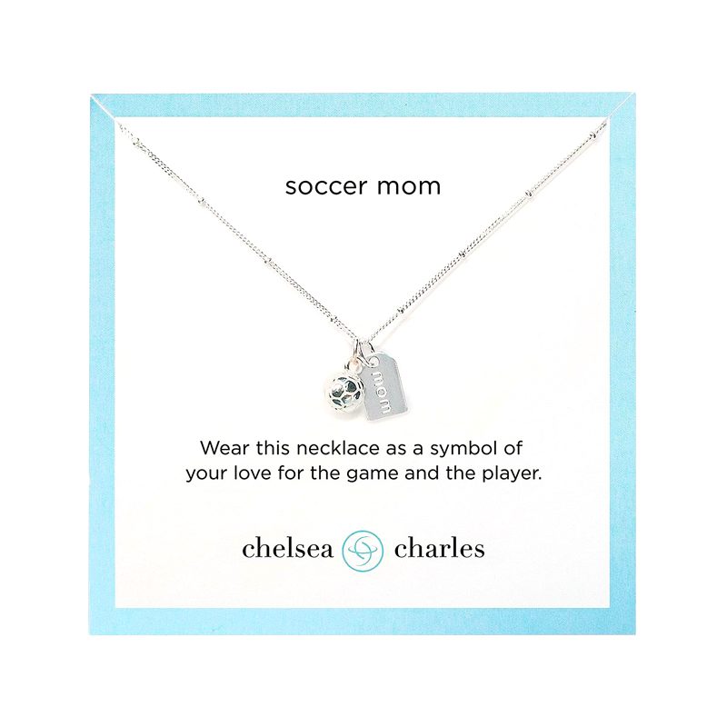 Cc Sport Soccer Mom Double Charm Necklace 