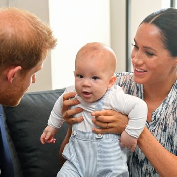 Meghan holds son Archie with Prince Harry