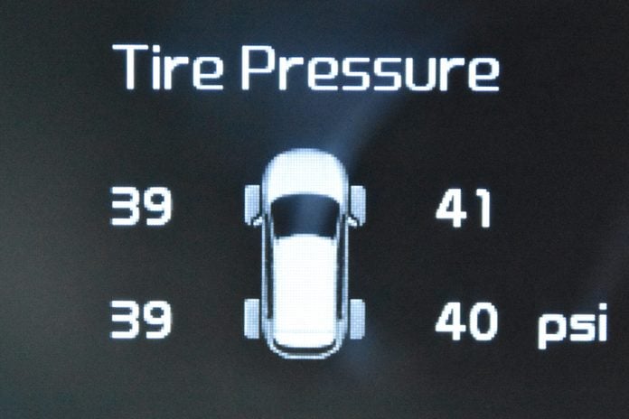 Tire air pressure