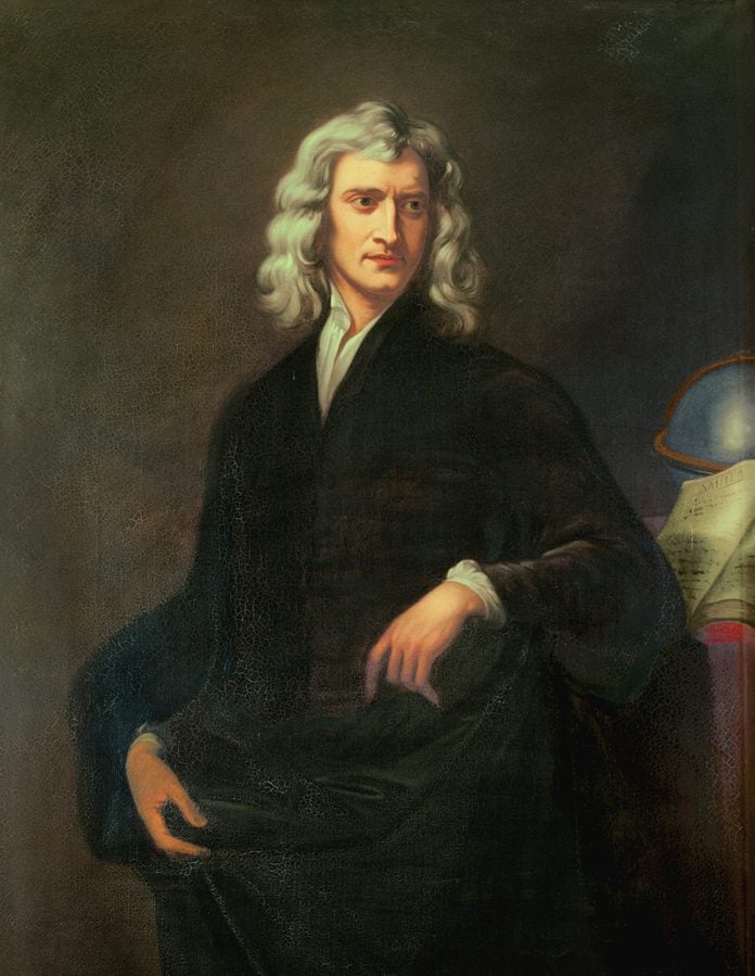Sir Isaac Newton portrait
