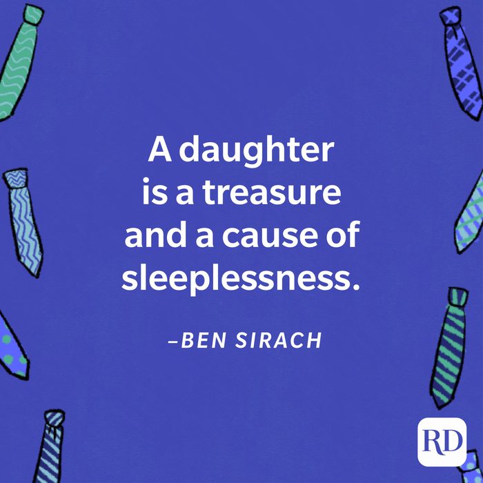heartwarming Father's Day quote by Ben Sirach