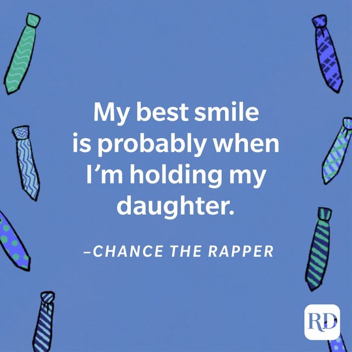 heartwarming Father's Day quote by Chance the Rapper