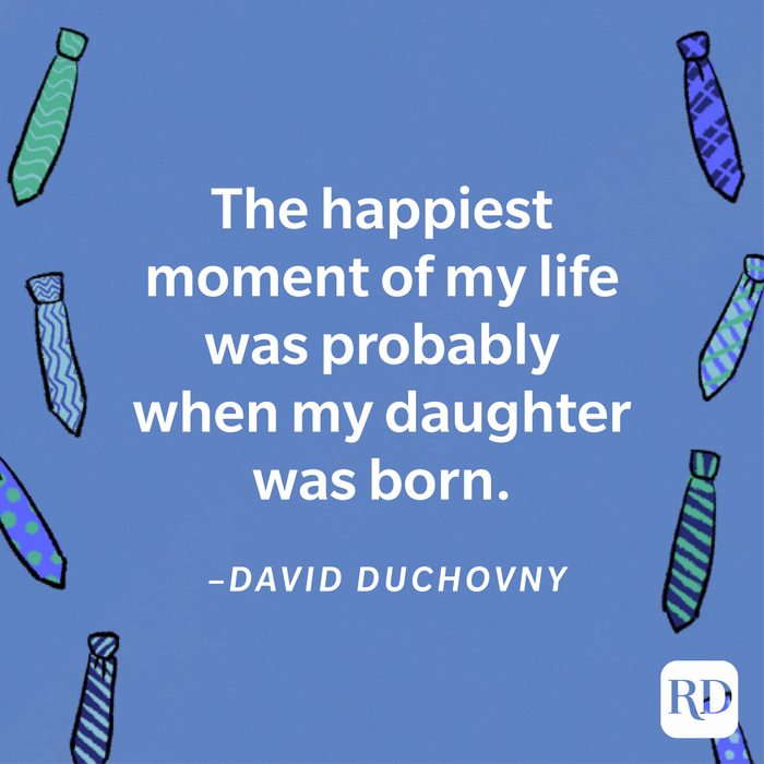 heartwarming Father's Day quote by David Duchovny