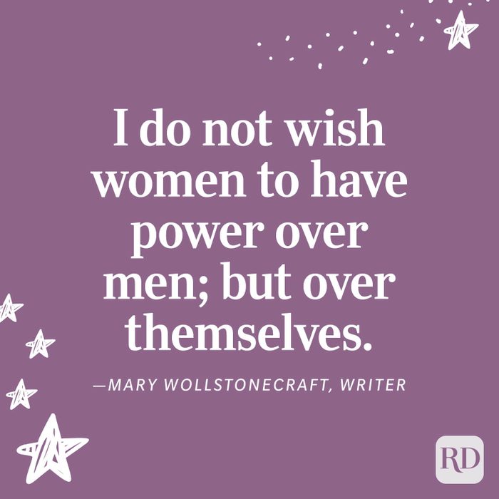 Mary Wollstonecraft Strong Women Quote