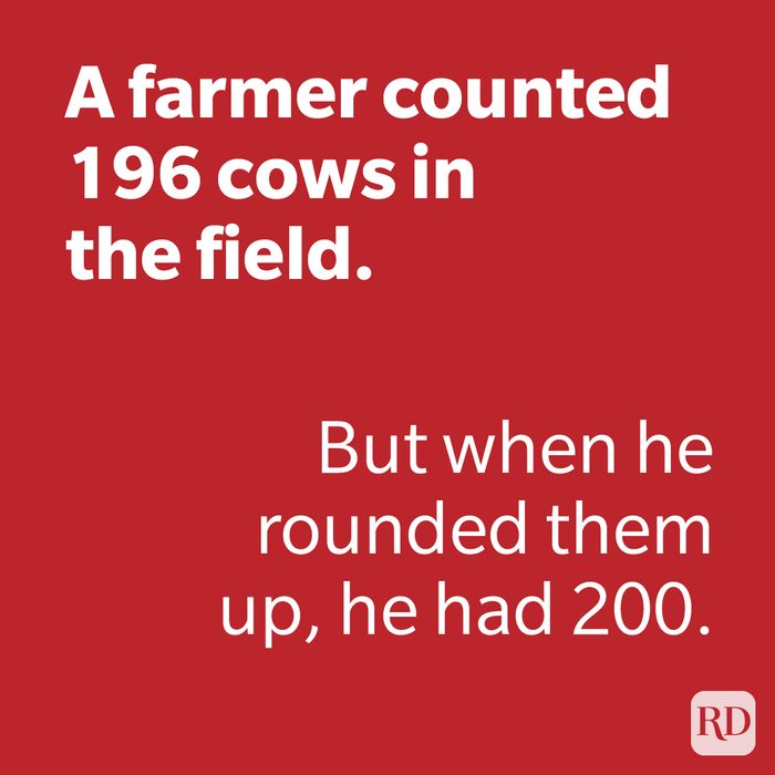 A Farmer Counted 196 Cows In The Field Jokes