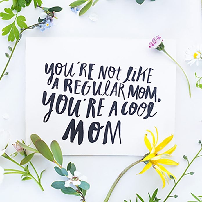 cool mom mothers day card