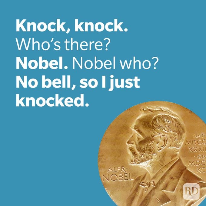 Dad Joke No Bell Joke With Nobel Prize