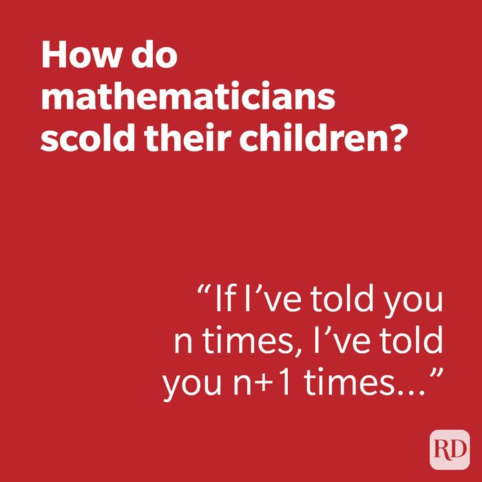 How Do Mathematicians Scold Their Children Joke