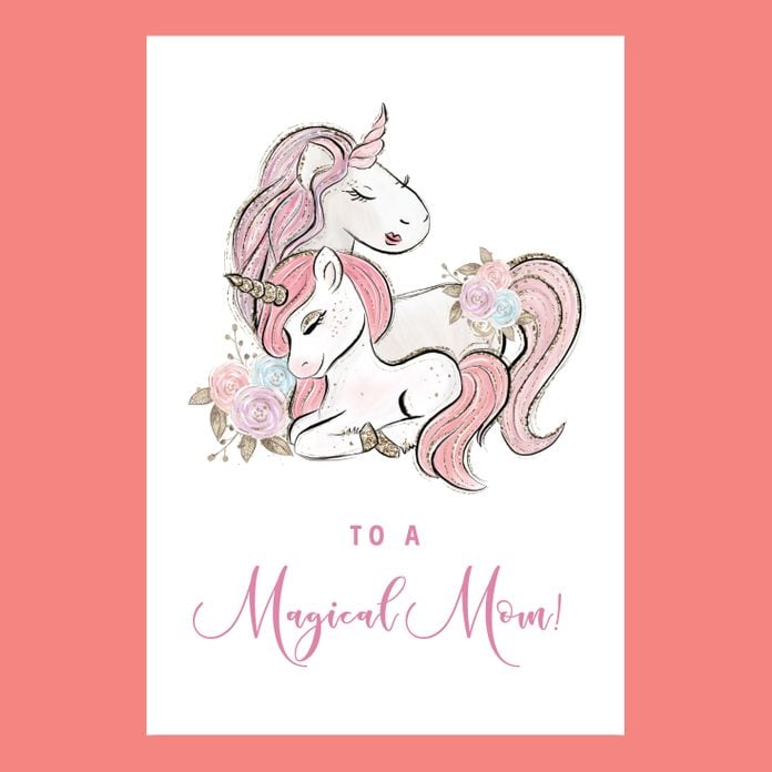 moms are magical mothers day card