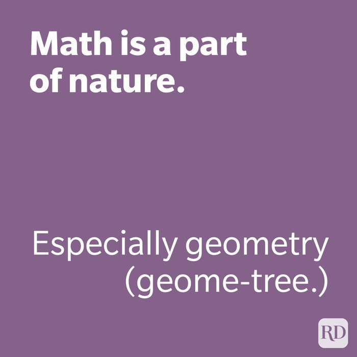 Math Is A Part Of Nature Joke