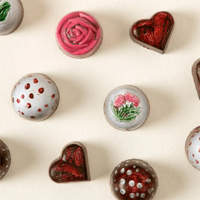 Painted With Love Chocolate Bonbons Ecomm Via Uncommongoods