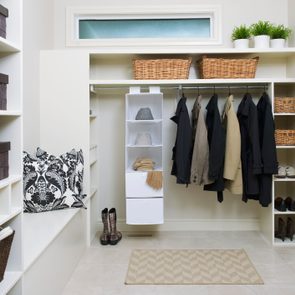 Organized Walk-in Closet