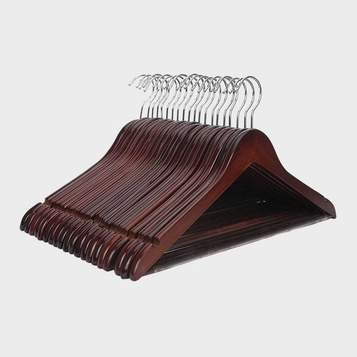 Rd Ecomm Wooden Hangers Set Via Amazon.com