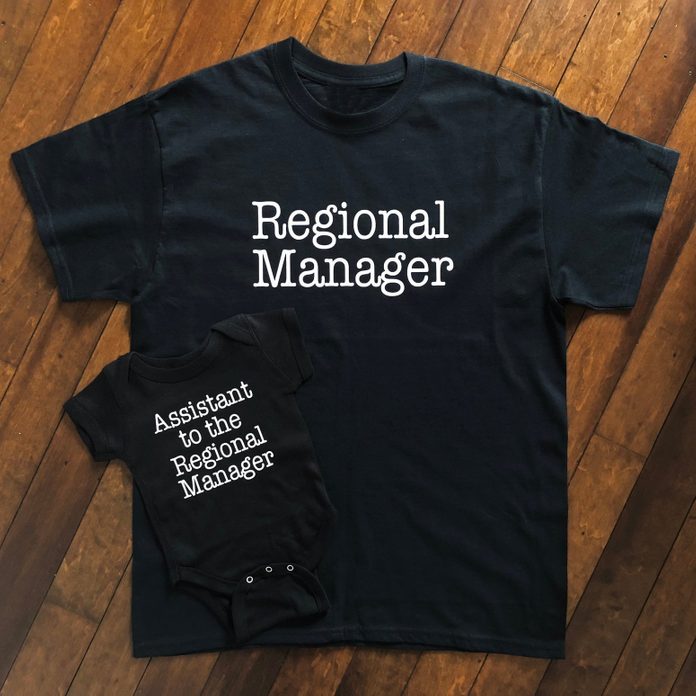 Regional Manager Shirt And Assistant To The Regional Manager Onesie