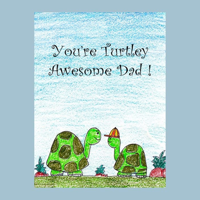 You’re Turtley Awesome Ecomm Via Printable Cards