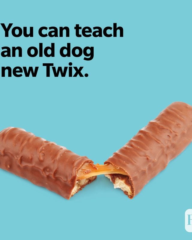 You can teach an old dog new Twix.