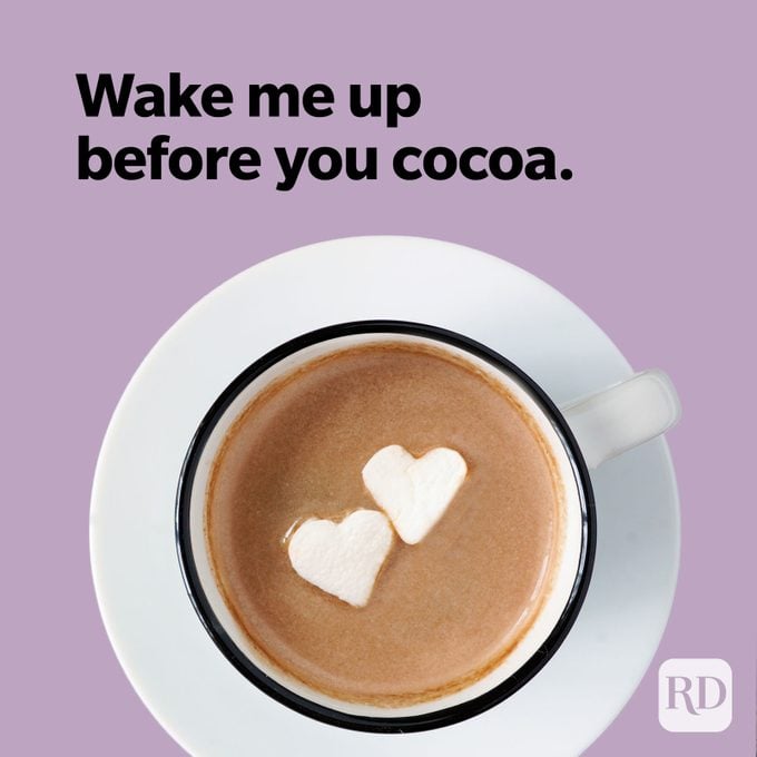 Wake me up before you cocoa.