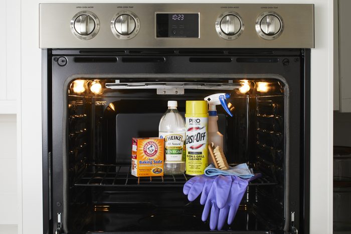 Cleaning Supplies In Oven