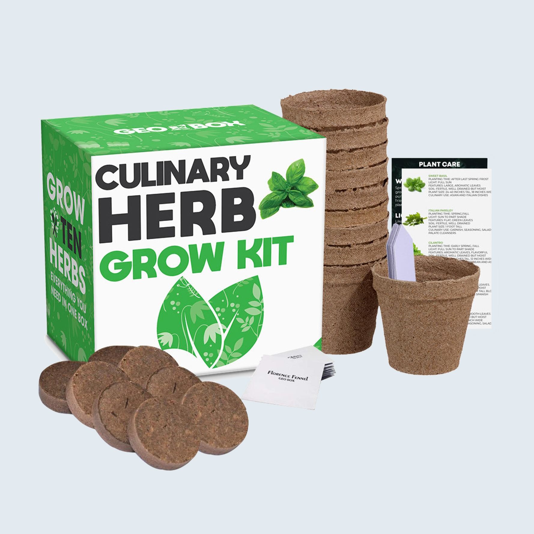 Geo Box Culinary Herb Garden Kit