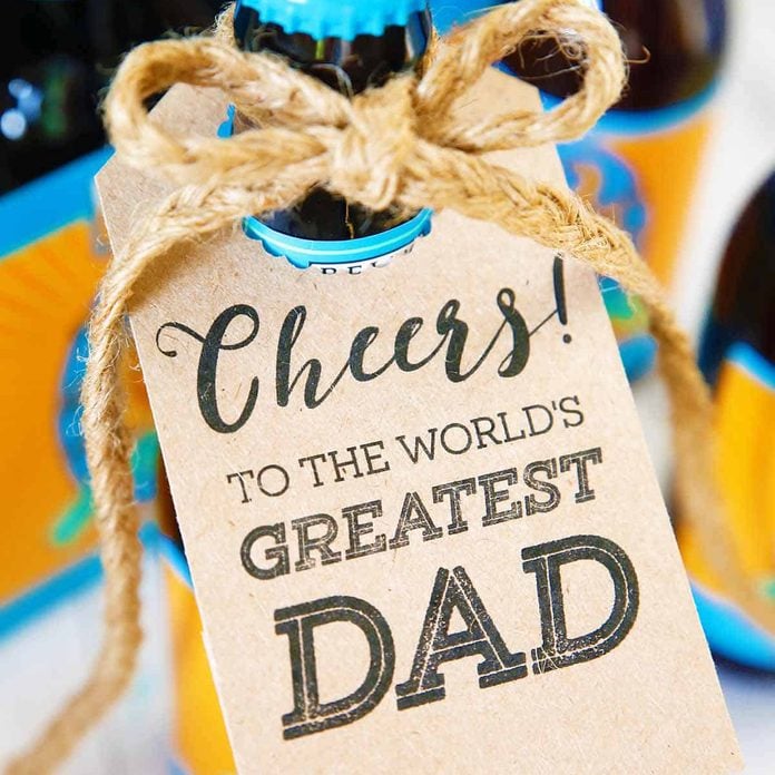 Bottle tags for Dad