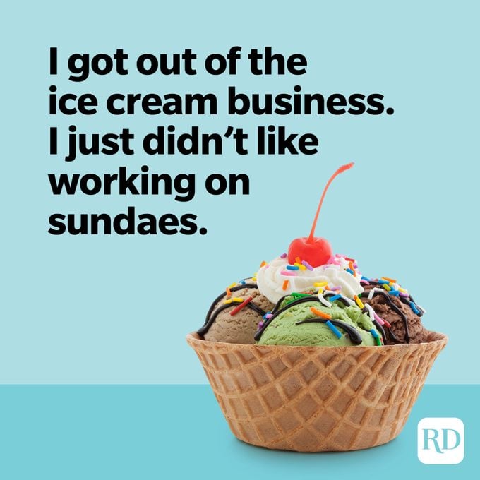 Ice Cream Puns Working On Sundaes