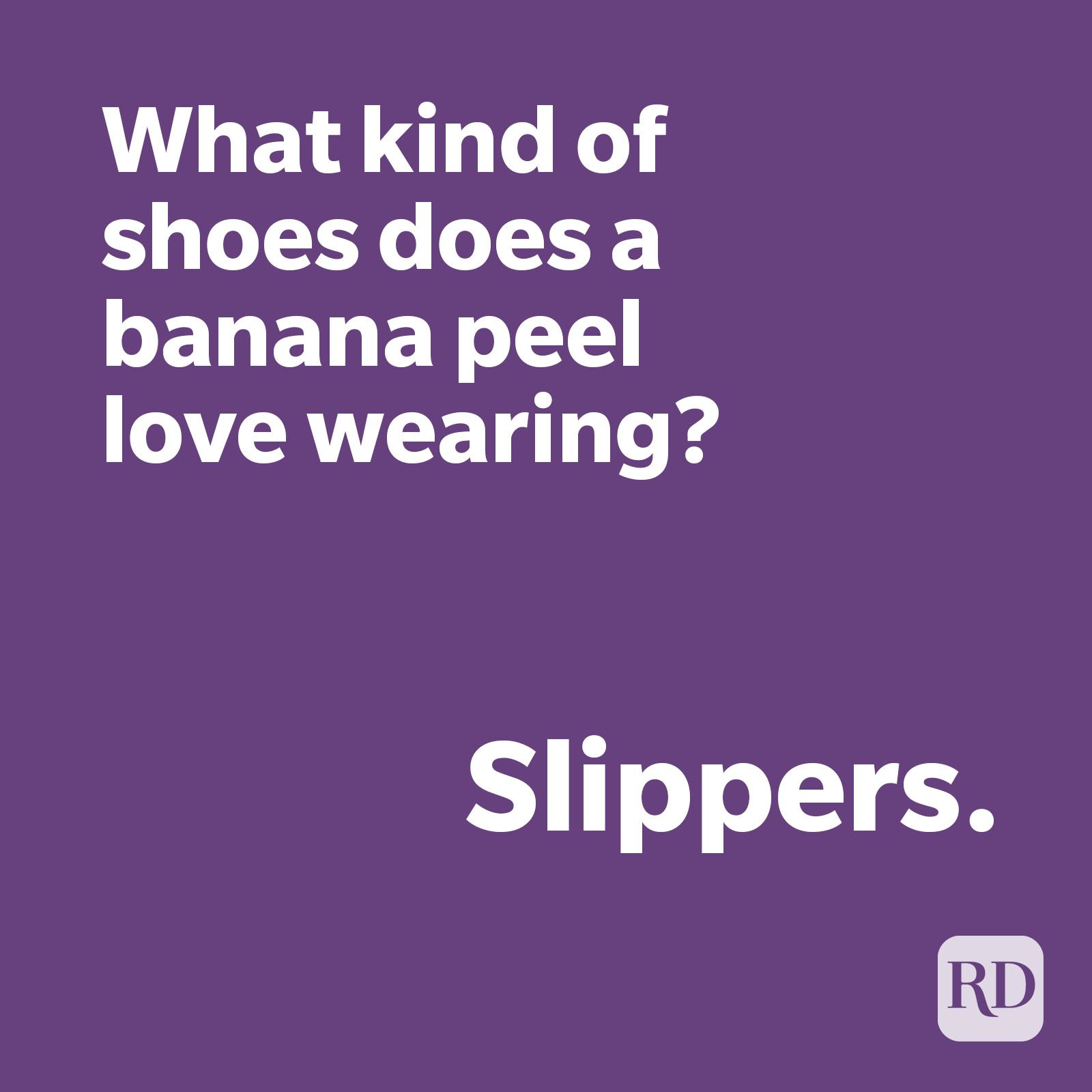 Banana joke on purple