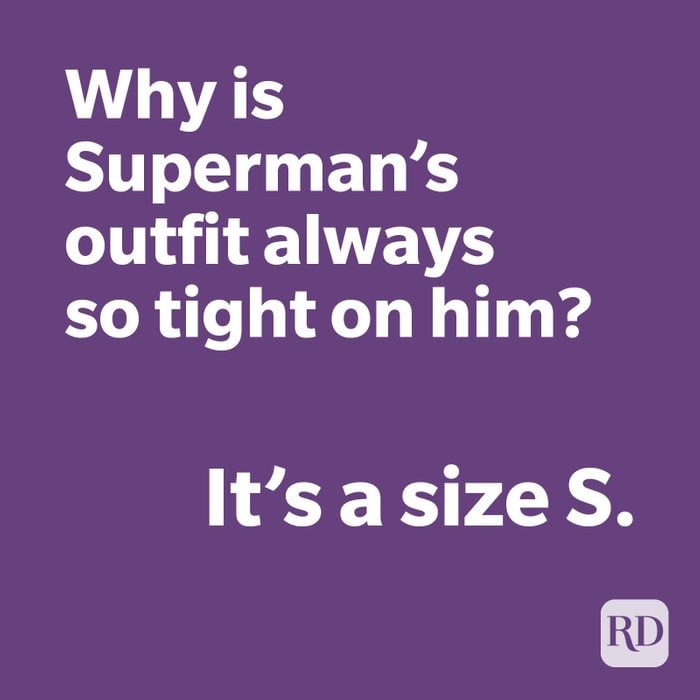 Superman joke on purple