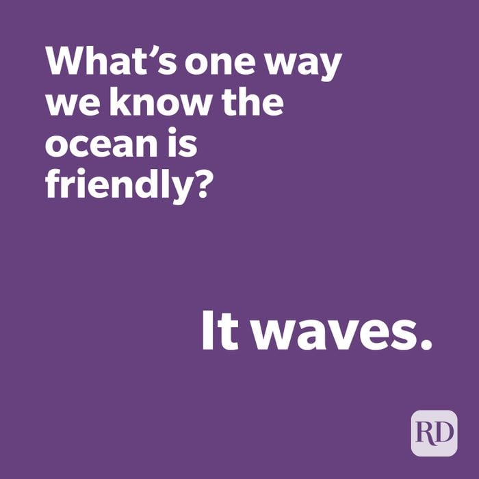 Wave joke on purple