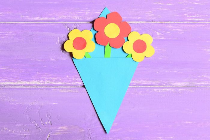Making Paper Flowers Crafts For Mother S Day Or Birthday Step