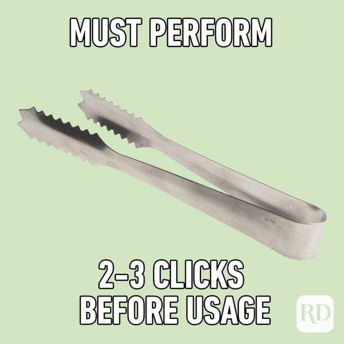 Meme text: Must perform 2-3 clicks before usage
