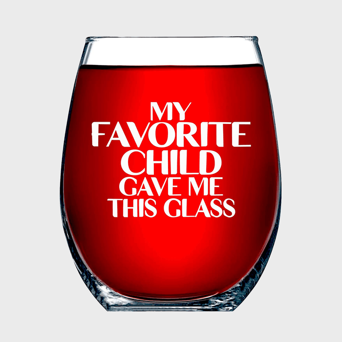 My Favorite Child Gave Me This Glass Ecomm Via Amazon