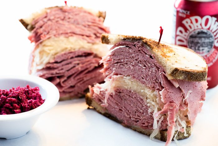 Reuben Sandwich From The Bagel Deli And Restaurant In Colorado