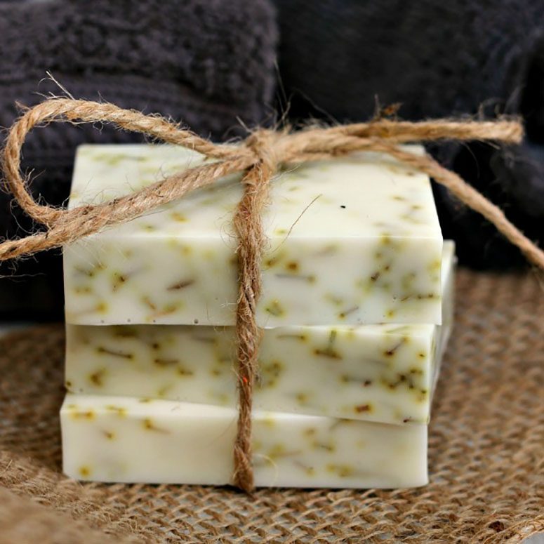 Homemade soap for Dad