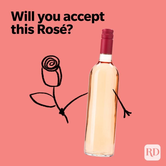 Wine Puns Will You Accept This Rose