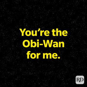 Youre The Obi Wan For Me star wars pun