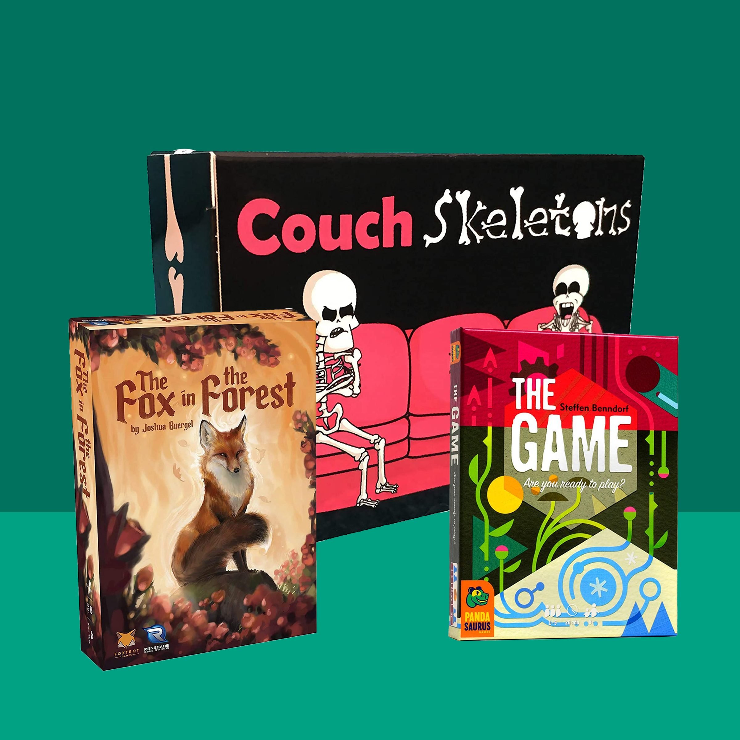 Couch Skeletons Card Game for Two Players 