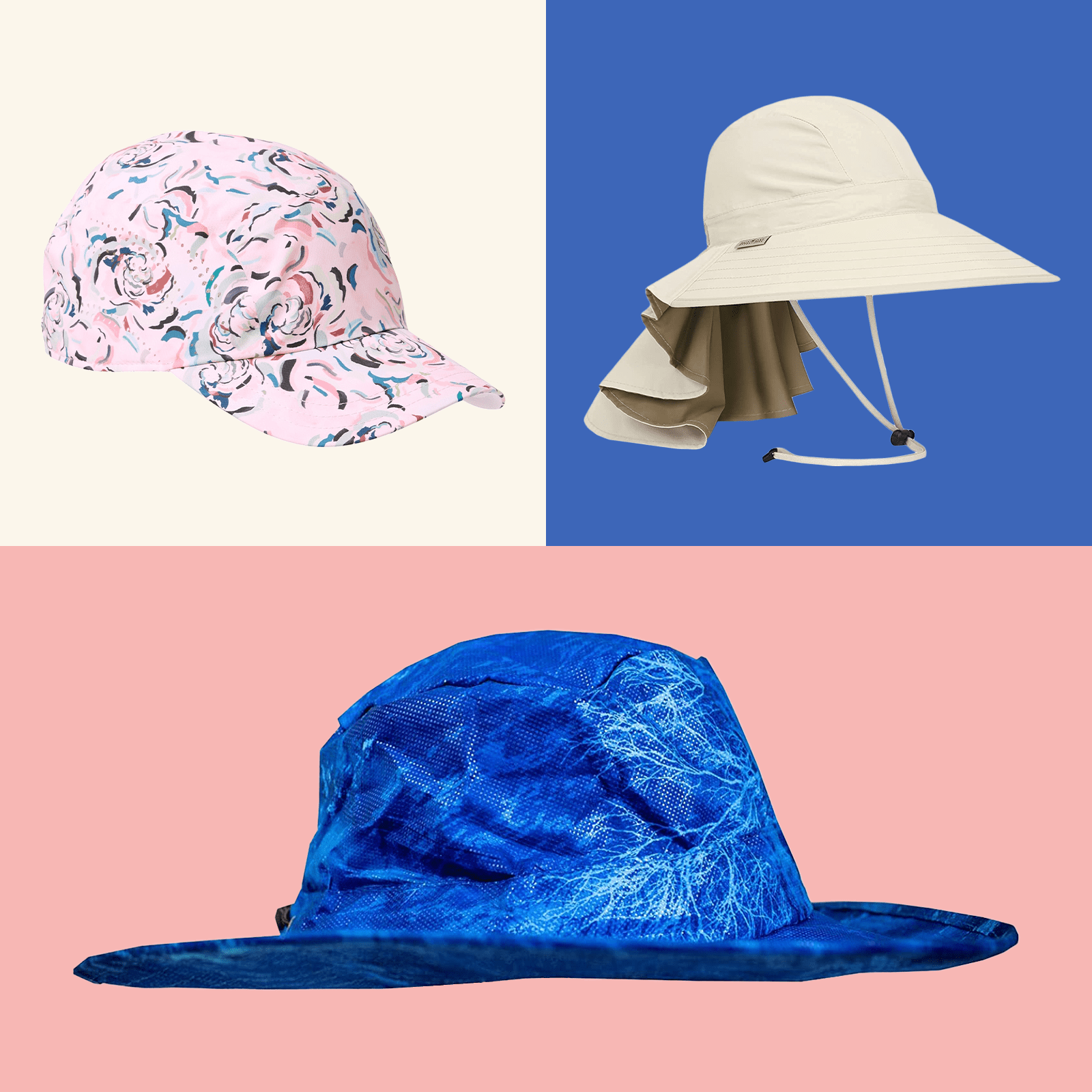 Women's Big Wide Brim Sun Hat UV Protection Visor Sun Hat Lightweight Golf  Folding Hat, Beige at  Women's Clothing store