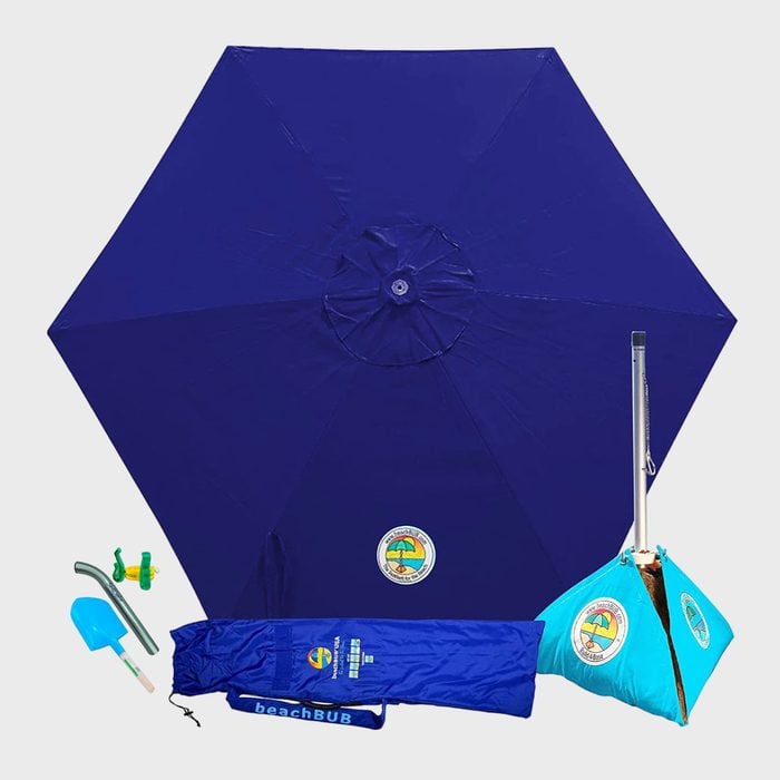 All In One Beach Umbrella System
