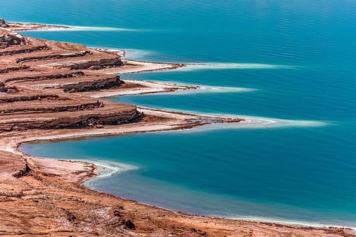 Aerial view from Dead Sea in Israel