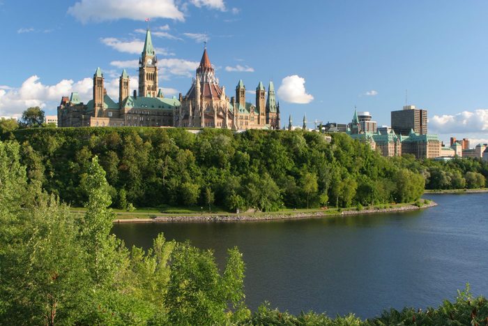 Canadian Parliament in Ottawa City