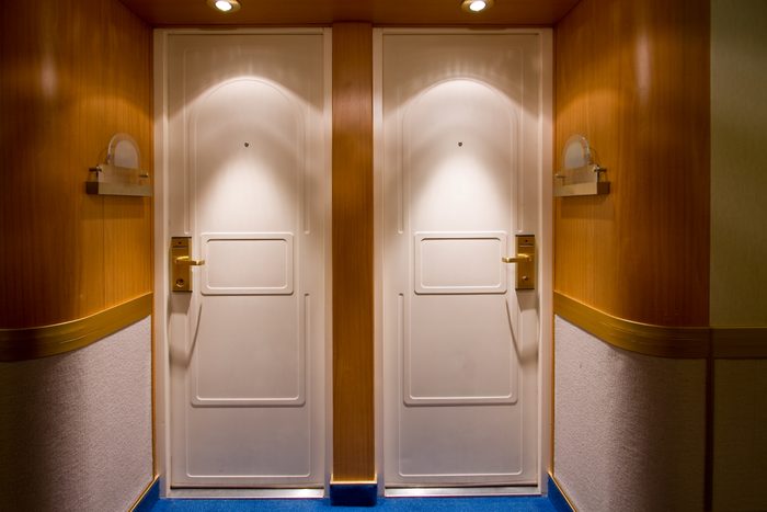 Cruise Ship state room Doors with card slots