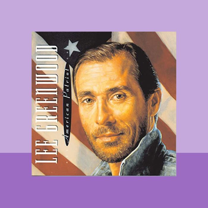 "God Bless the U.S.A." by Lee Greenwood album cover art
