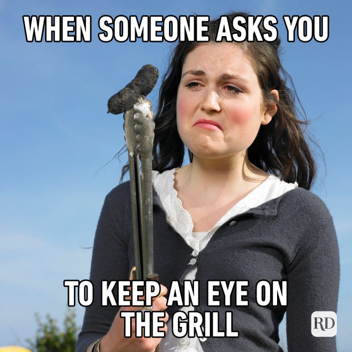 meme text: When Someone Asks You To Keep An Eye On The Grill