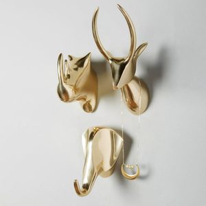 Gold Animal Jewelry Hooks