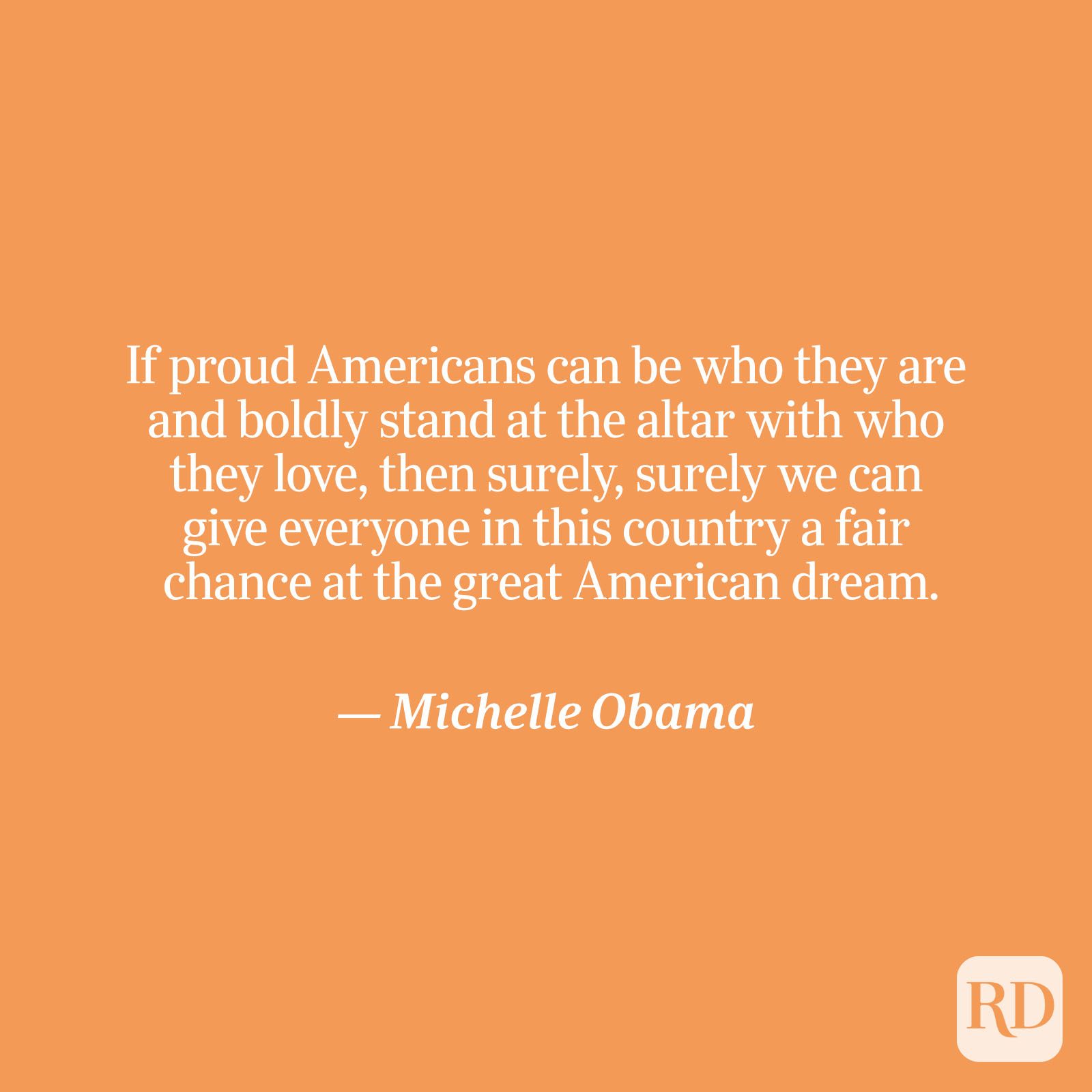 Obama quote on orange