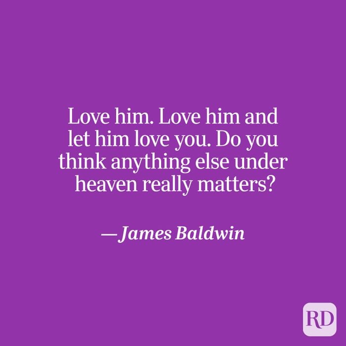 Baldwin quote on purple