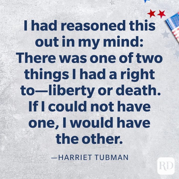 Memorial Day Quote By Harriet Tubman