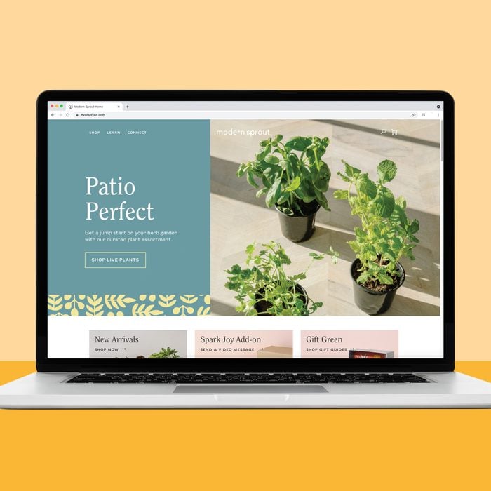 Buying plants on modern sprout website