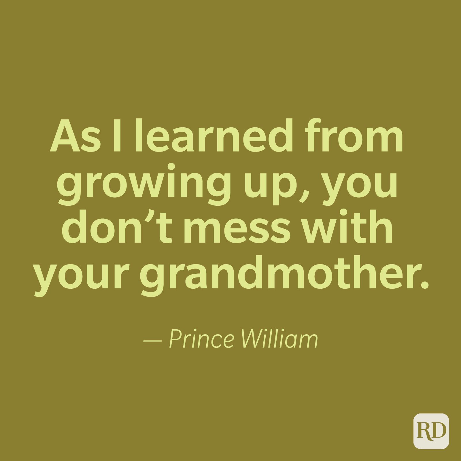 Prince William Quote