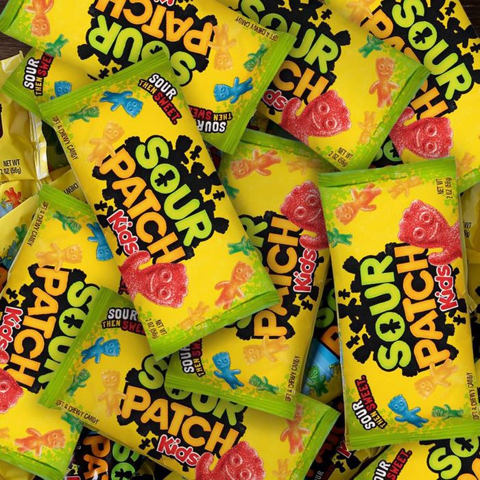 packs of sour patch kids
